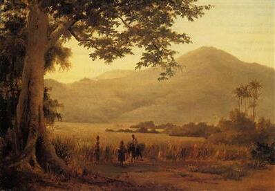Antillian Landscape Pissarro painting