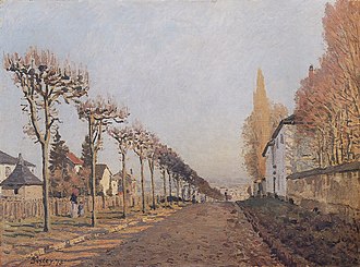 Chemin de la Machine - Sisley painting