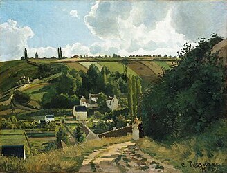 Jalais Hill, Pontoise - Pissarro painting