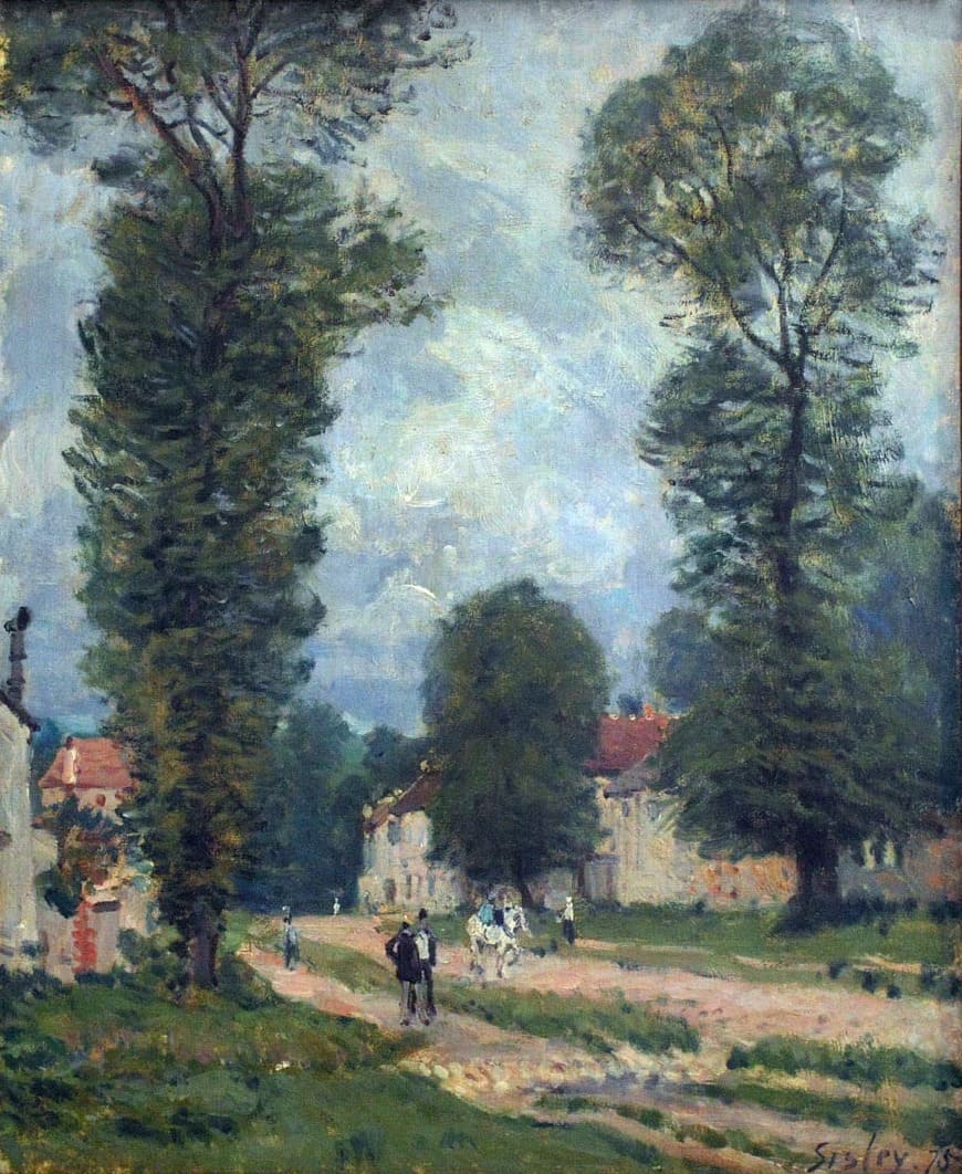 Route to Versailles - Sisley painting