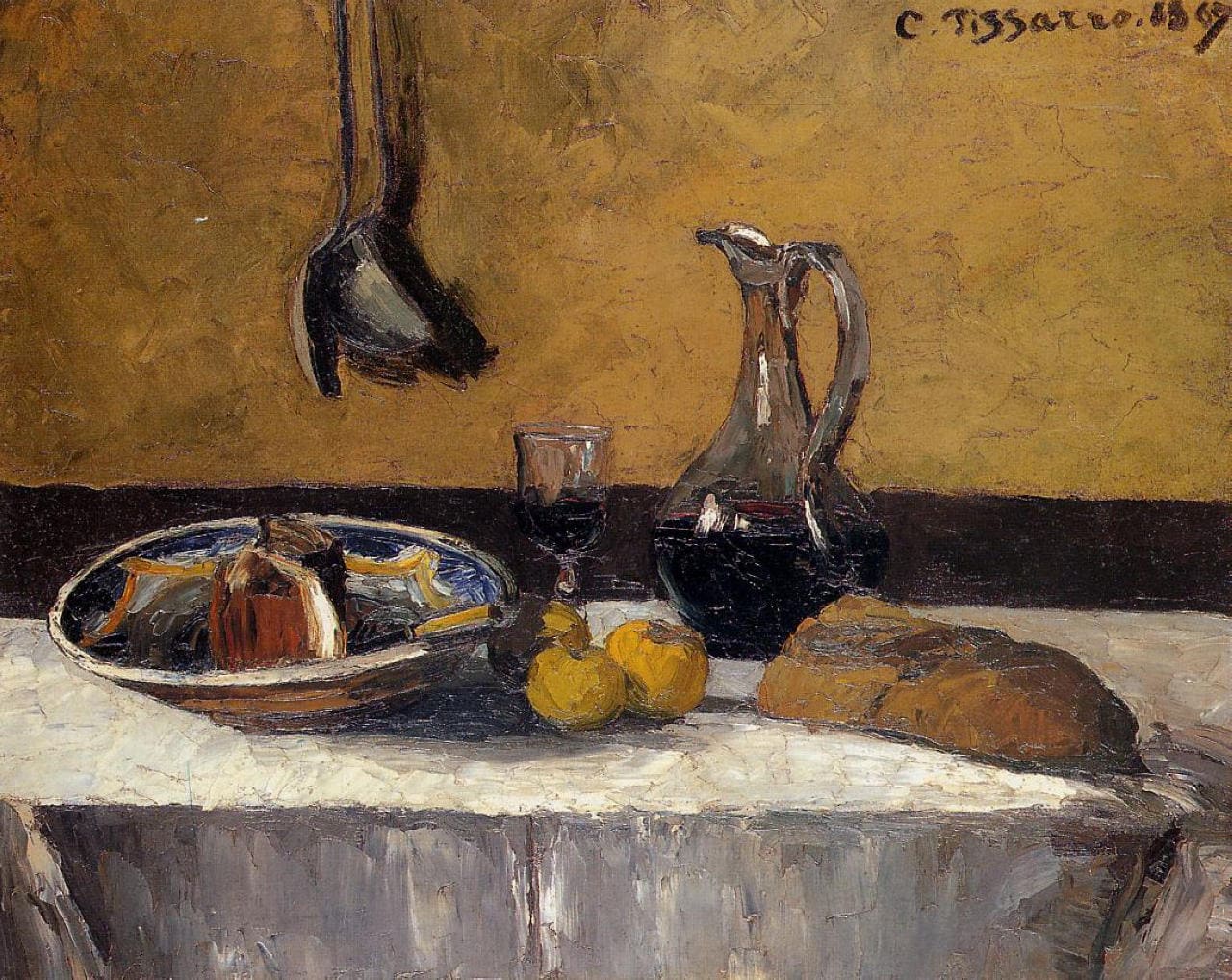 Still Life Pissarro painting