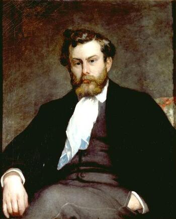 The Painter Alfred Sisley by Pierre-Auguste Renoir