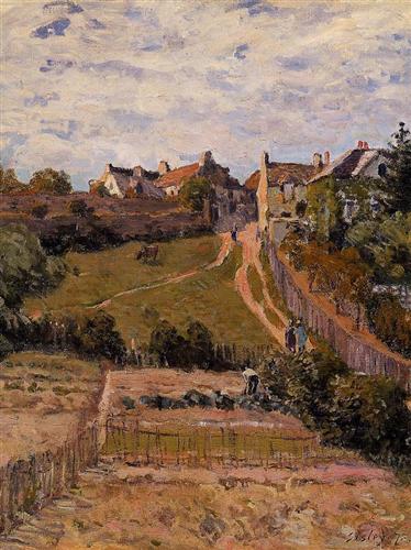 The Rising Path - Sisley painting