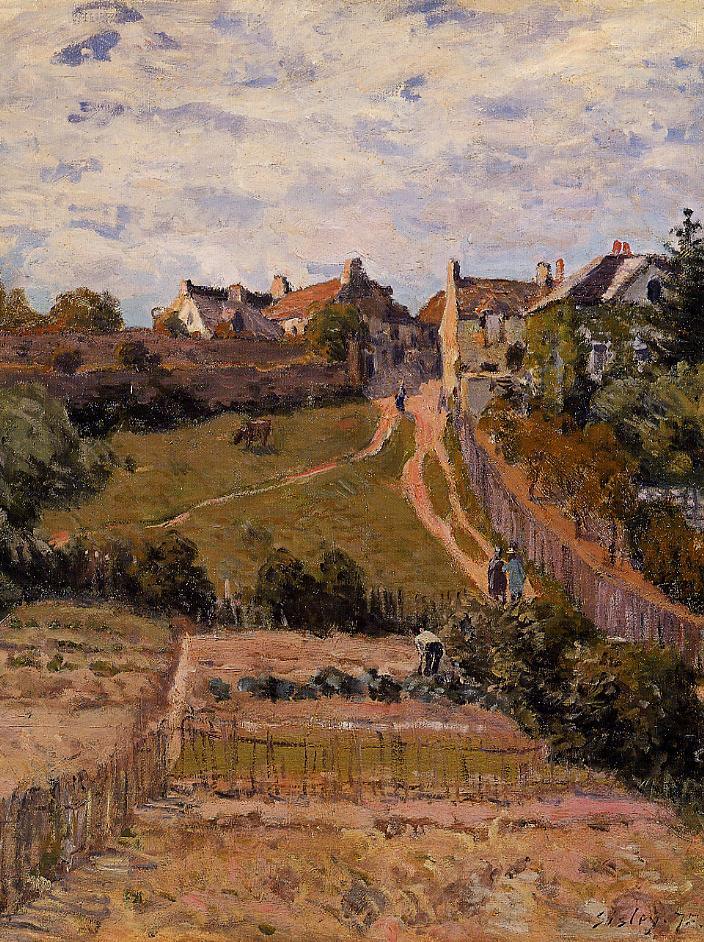 The Rising Path - Sisley painting
